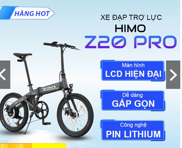 Xe Đạp Điện Trợ Lực HIMO Z20 PRO - Gấp gọn